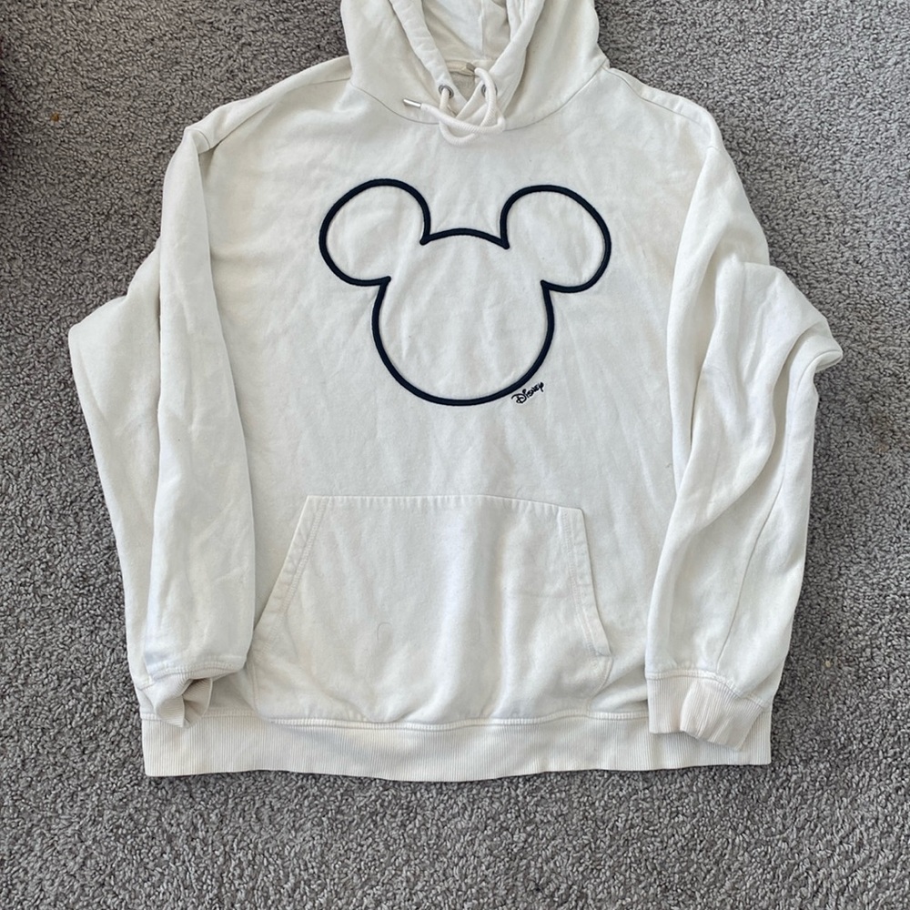 Light Cream Disney Mickey Mouse Hoodie